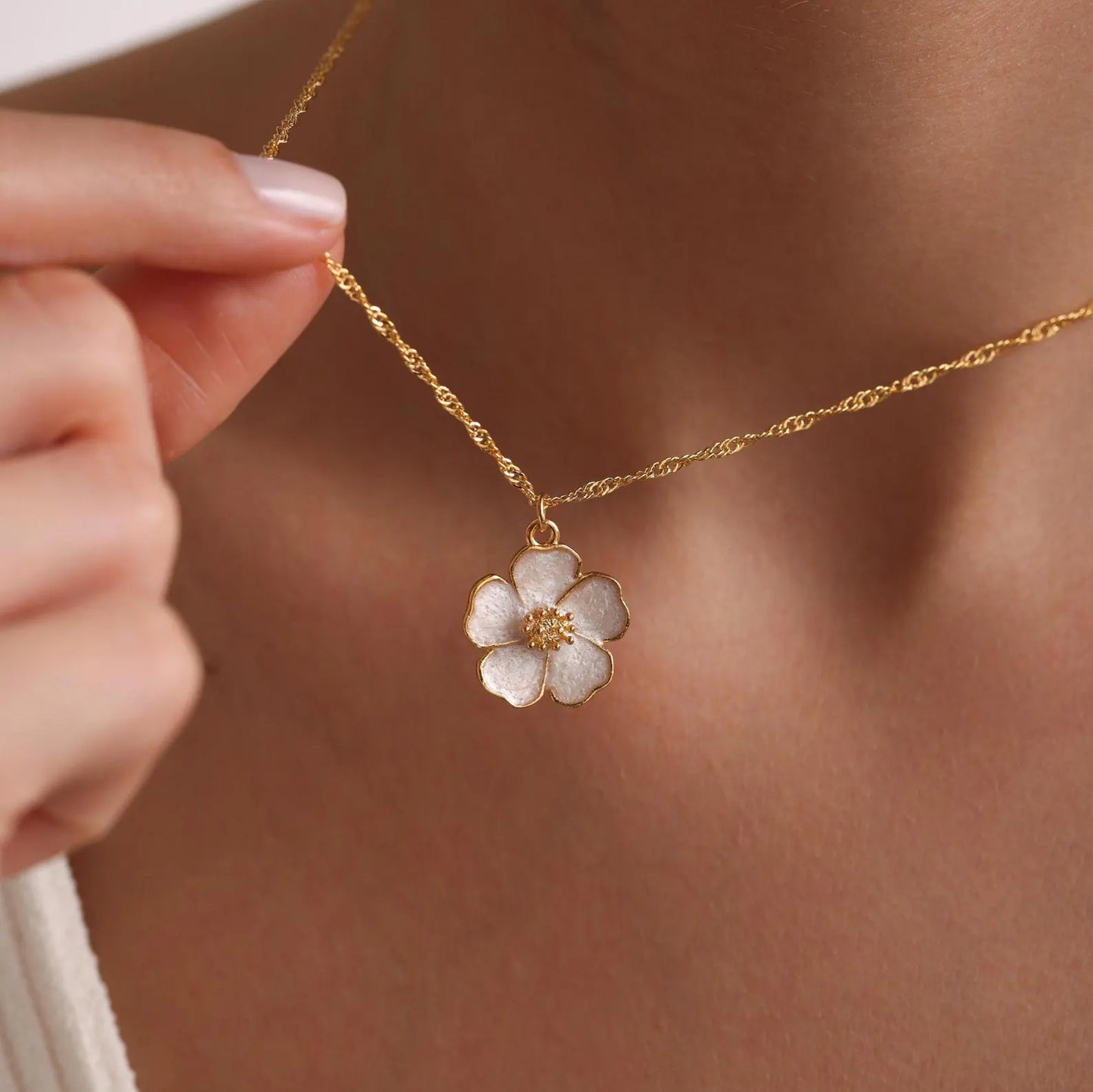 Sakura Flower  Necklace
